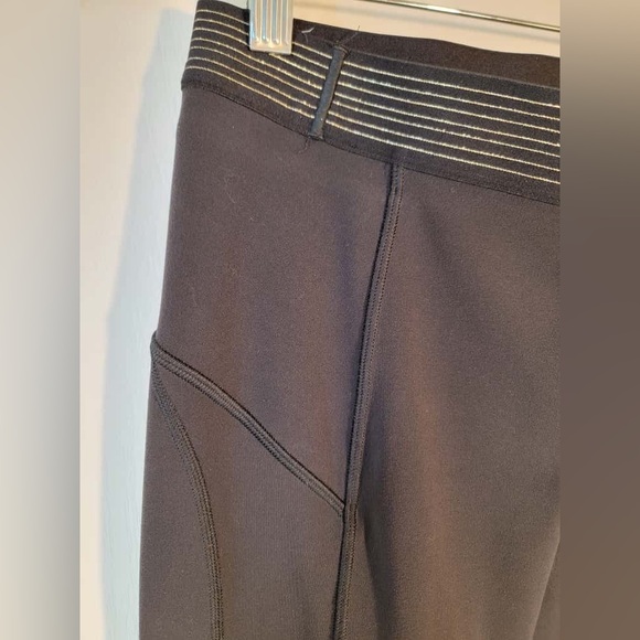 Lululemon✨Principal Dancer Golden Lining Tight *28"✨Black✨RARE LIKE NEW✨sz 6 - Picture 9 of 16